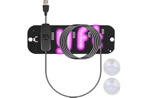 SMLPER Light Sign for Car, Pink Signs Light Decal for Car with USB Interface，Suitable for Most Cars