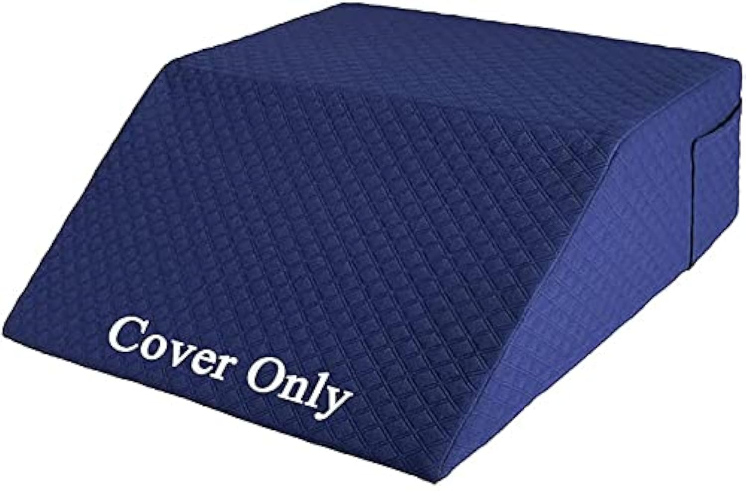 NEPPT Wedge Pillow Cover case Leg Elevation Pillowcase Knee Post-Surgery Bed Wedge Replacement case with Pocket (Cover Only) - 24x21x8 Pillow Protector