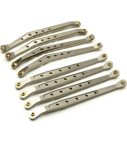 アキシャル　レイス Amazon.com: Axial Front Aluminum Links Set RR10, AXIC3340 : Toys