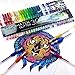 Glitter Pens 60 Set by Chromatek. Best Colors. 200% the Ink: 30 Gel Pens, 30 Refills. Super Glittery Ultra Vivid Colors. No Repeats. Professional Art Pens. Loved by Adults and Children. Perfect Gift!
