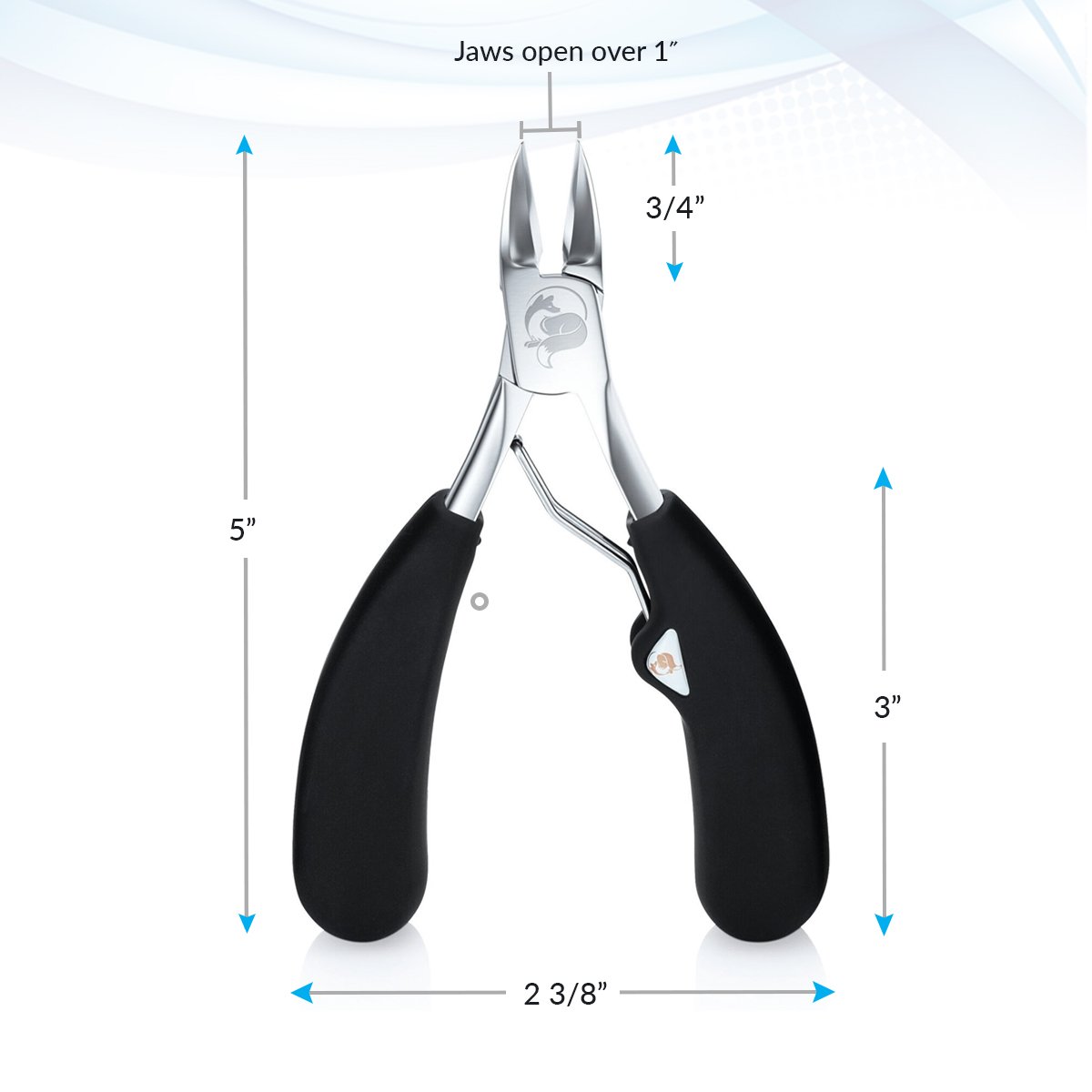 The Original Soft Grip Toenail Clippers by Fox Medical - Surgical Grade Stainless Steel Nail Nippers: Beauty