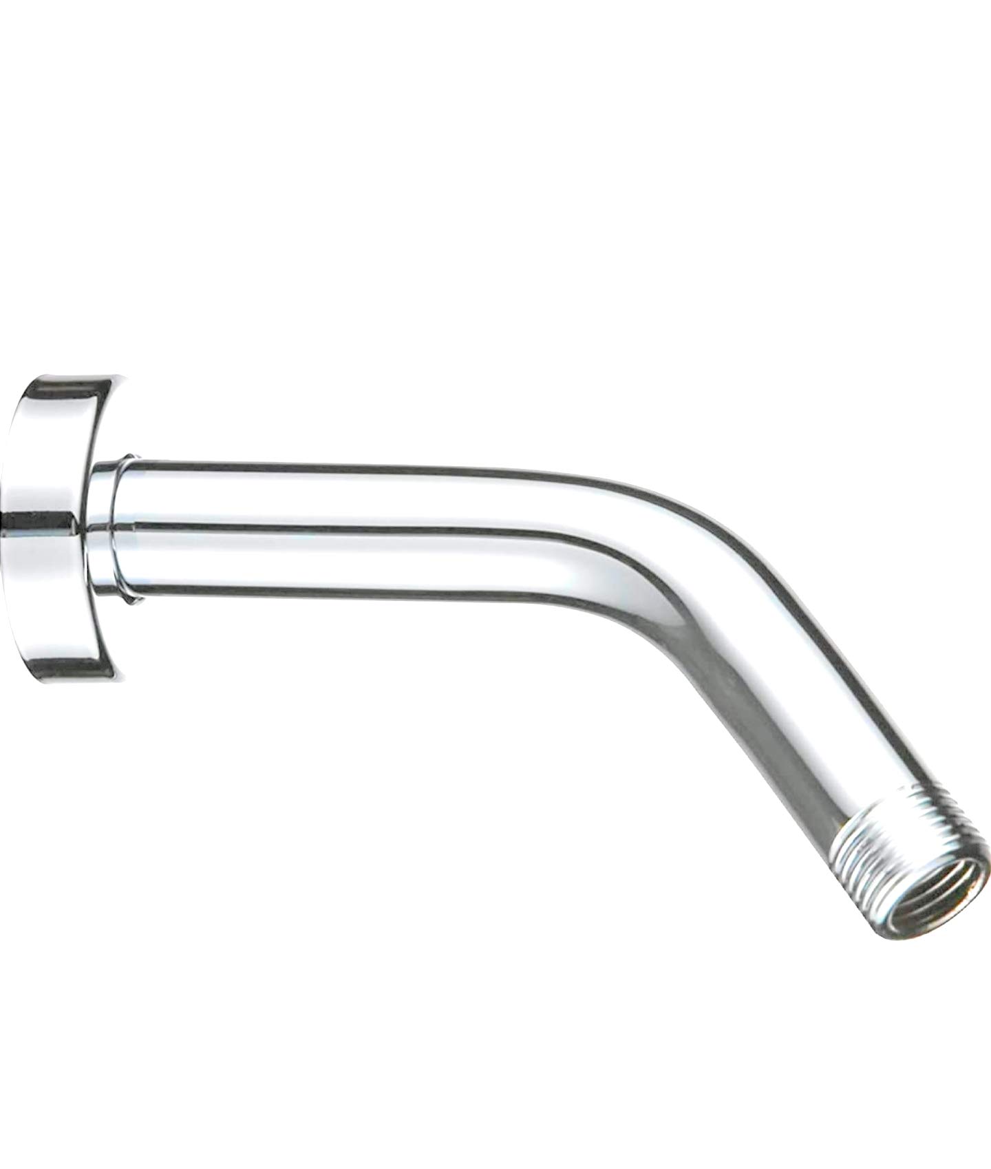 Housler® Shower Round Shower Arm 6 inch (Chrome Finish Brass Body, 6 inches (15.24cm)