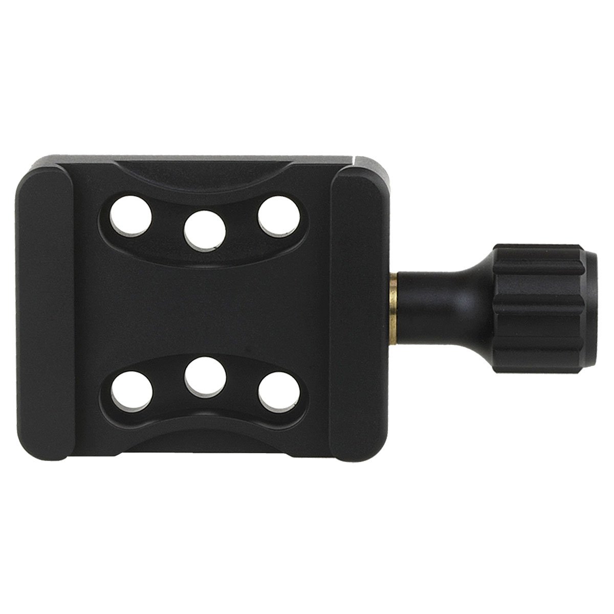 Haoge CP-20 Screw Knob Quick Release Arca-type Clamp Adapter Mount with Three Pairs of 20mm Holes for DIY Support System with Select Haoge Plates