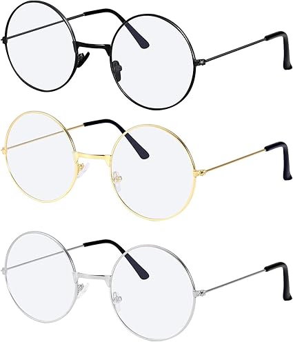 gold circle glasses