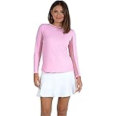 IBKUL Athleisure Wear Sun Protective UPF 50+ Icefil Cooling-Long Sleeve Crew Neck with Mesh-83000