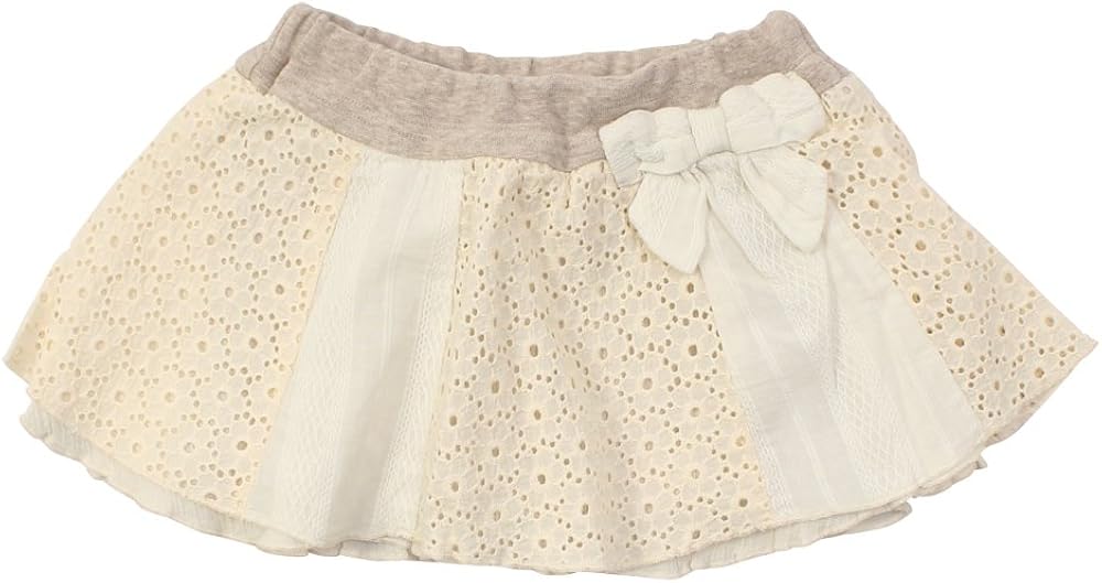 Amazon Co Jp Ra Posixe Bisukyui La Poche Biscuit Pants With Skirt Girl Inner Pants With Flare Off White Clothing Accessories