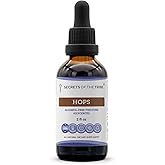 Secrets of the Tribe Hops Tincture Alcohol-Free Liquid Extract, Hops (Humulus Lupulus) Dried Flower (2 FL OZ)