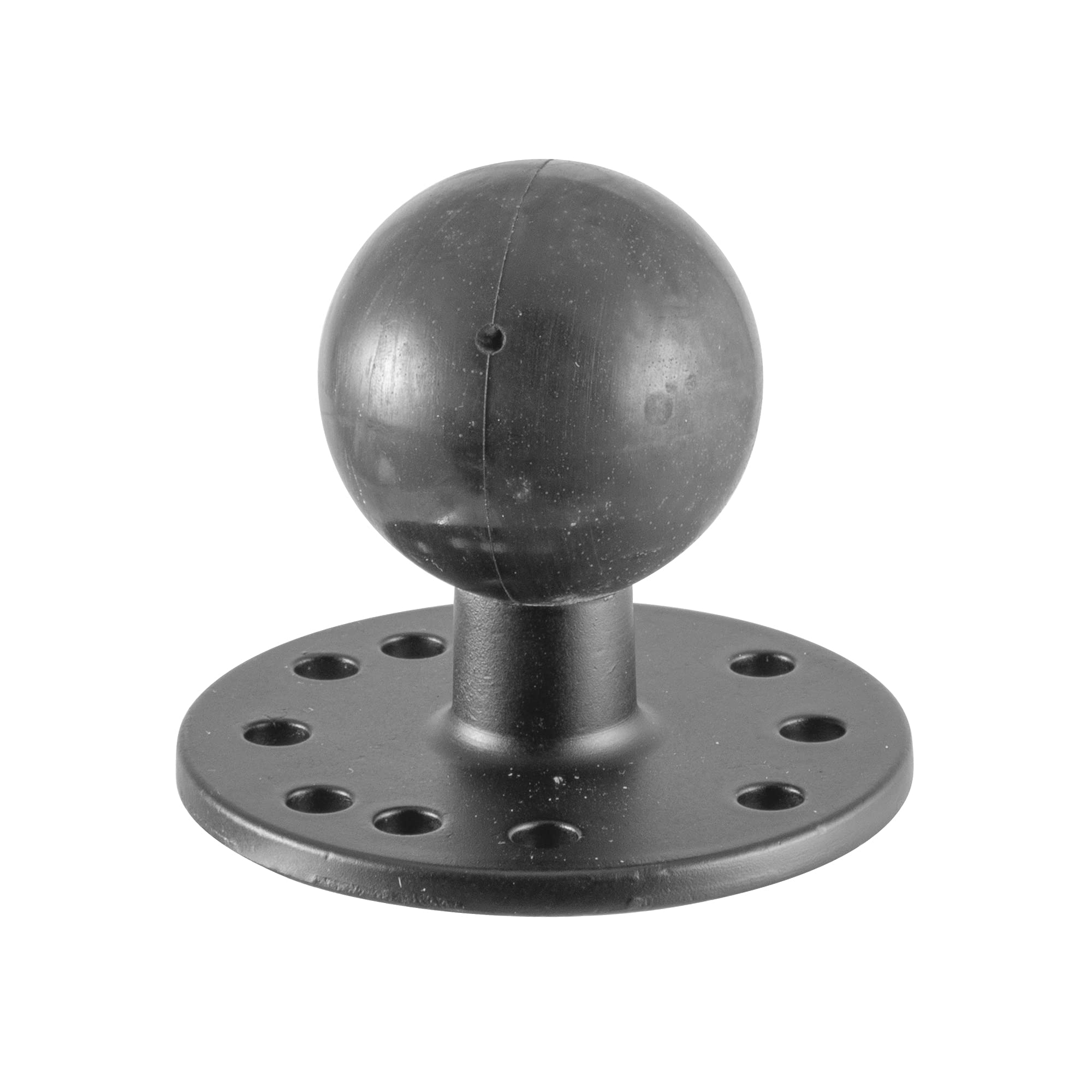 iBolt 38mm / 1.5 inch Ball Metal AMPS Round Adapter Plate for Industry Standard Dual Ball Socket mounting arms