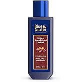 Blue Nectar Batana Oil for Thicker Hair | Pure Honduras Batana Oil for Hair Growth with Organic Almond | Ayurvedic Hair Growth for Stronger Hair (12 Herbs, 3.38 FlOz)