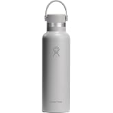Hydro Flask Water Bottle - Insulated Stainless Steel - Non Spill, Leakproof in 21 Oz Birch Gray