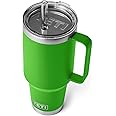 YETI Rambler 42 oz Straw Mug, Vacuum Insulated, Stainless Steel, Canopy Green