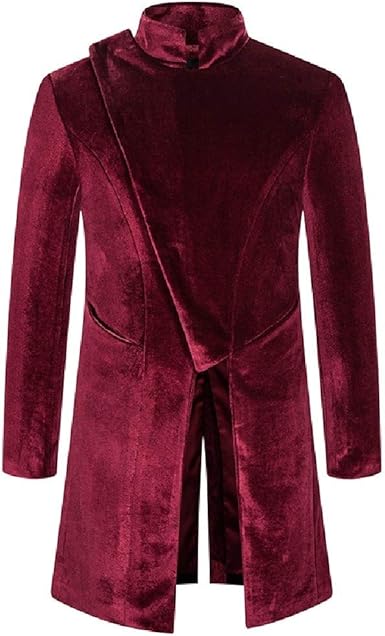 sobretudo de veludo masculino