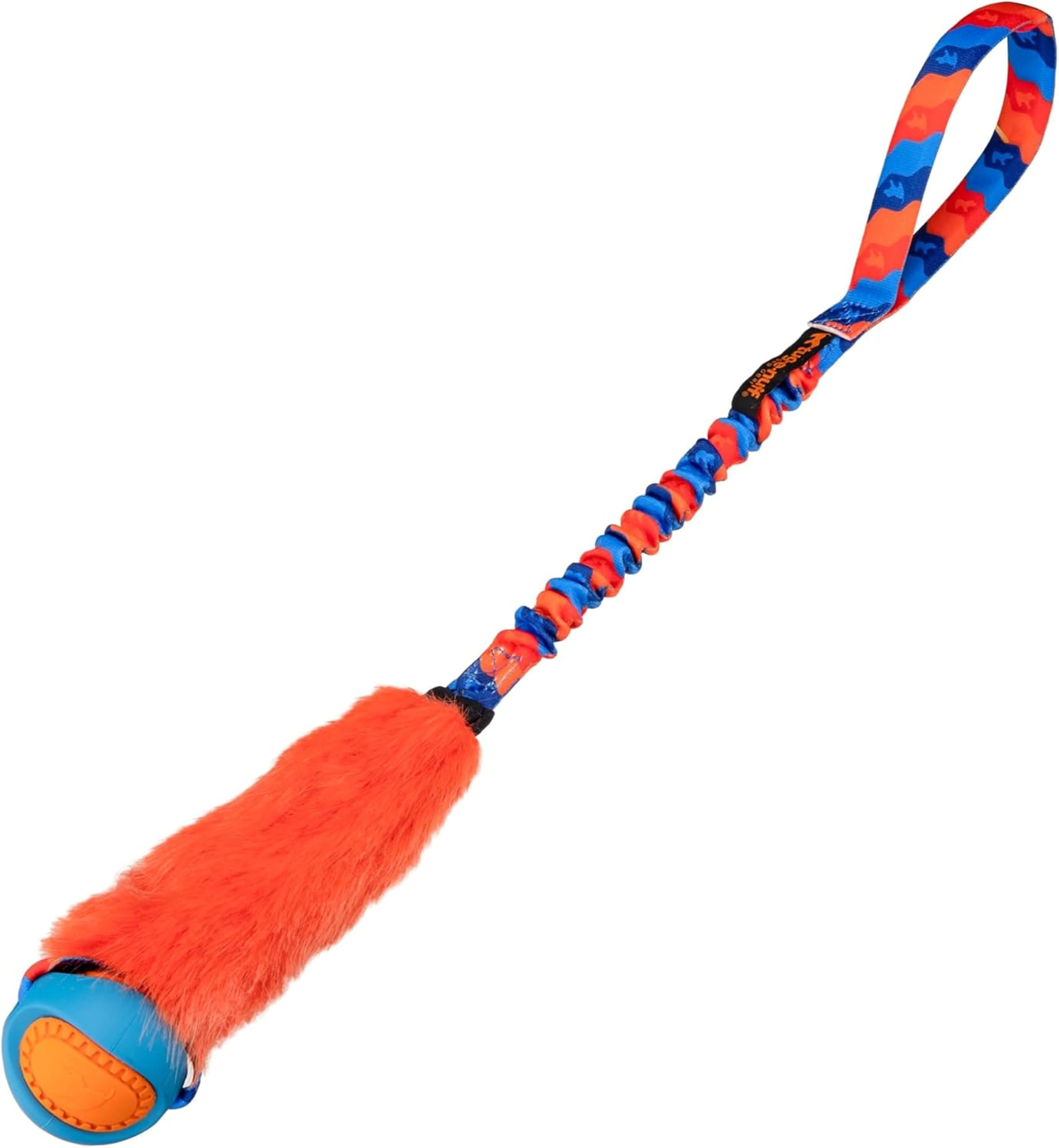 Tug-E-Nuff - Fauxtastic PowerBall Bungee | Jouet à Tirer élastique Durable pour Chiens | Tug Chien idéal pour Le Dressage interactif des Chiens | Boudin Mordant Chien