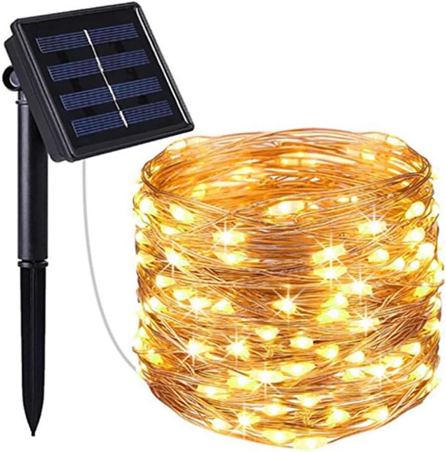Ztoone Solar Powered String Lights, LED Copper Wire Lights, Fairy Lights