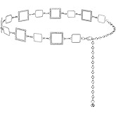 FIORETTO Chain Belts for Women Fashion Metal Waist Chain Chunky Belts for Dresses Jeans