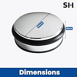 Select Hardware Door Weight Heavy-Duty Door Stop Polished Chrome 10cm 1.2kg view 2