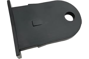 SURPOUF Outdoor Resin Shed Hasp Latch, Plastic Hasp Latch,Newly Upgraded Black Solid Core Plastic Fits for Rubbermaid