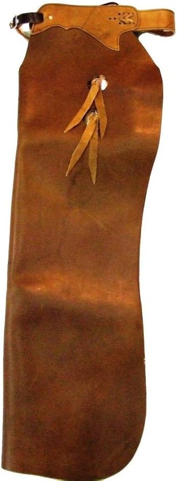 B Bar B Western Chaps Adult Batwing Buckle Strap XS Brown 05-05-0145
