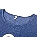 FUNOC Womens Boat Anchor Printing Summer Short Sleeve T-shirt Blouse Tank Tops