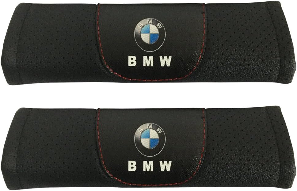 2pcs Set BMW Car Seat Safety Belt Covers Leather Shoulder Pad Accessories Fit for BMW 8-Series i3 i8 M2 M3 M4 M5 M6 M6 Gran Coupe M8 Gran Coupe X1 X 2 X3 X 4 X5 X 6 X7 Z4