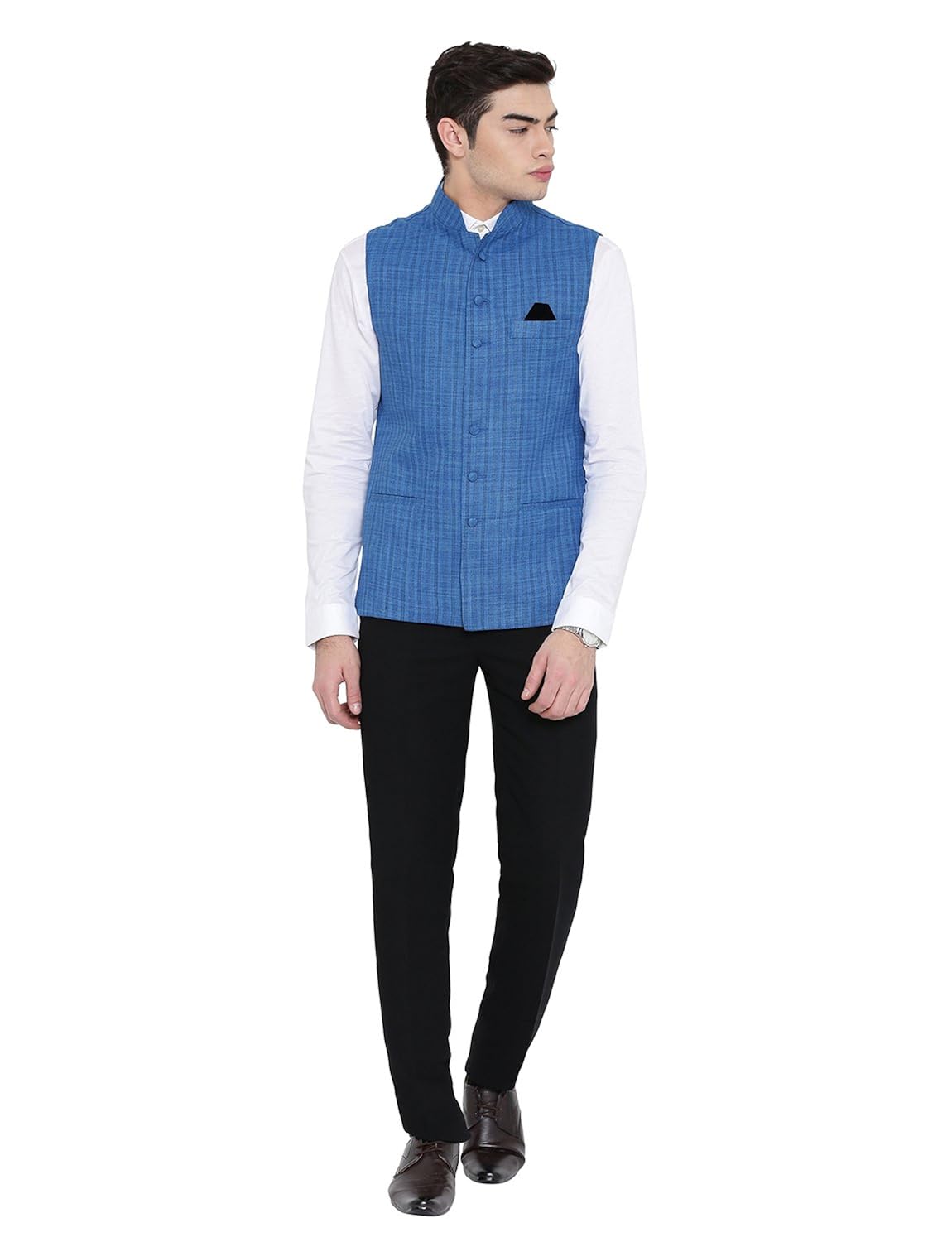 platinum studio slim fit men's waistcoat