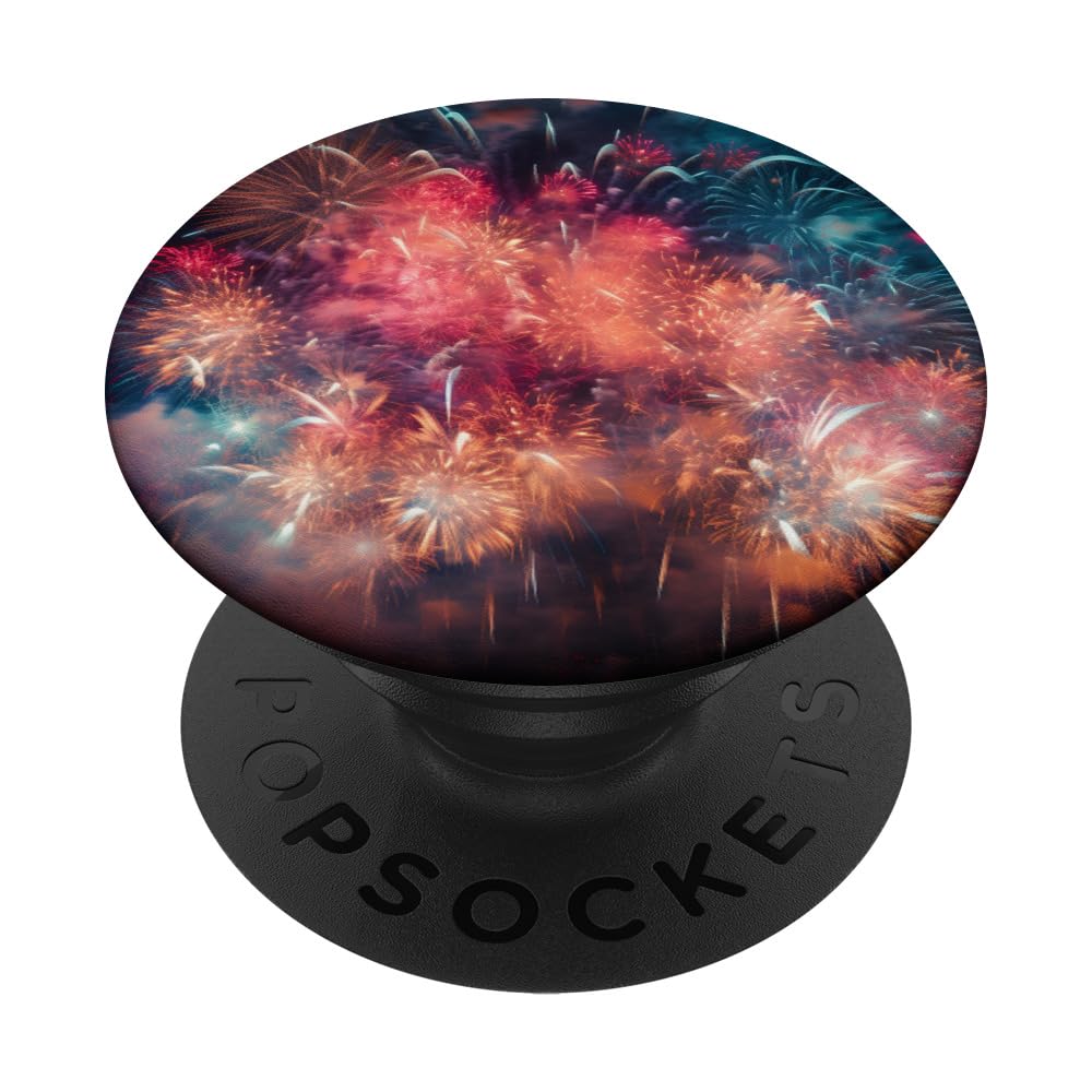Fireworks Display Firecrackers Pyrotechnic PopSockets Swappable PopGrip