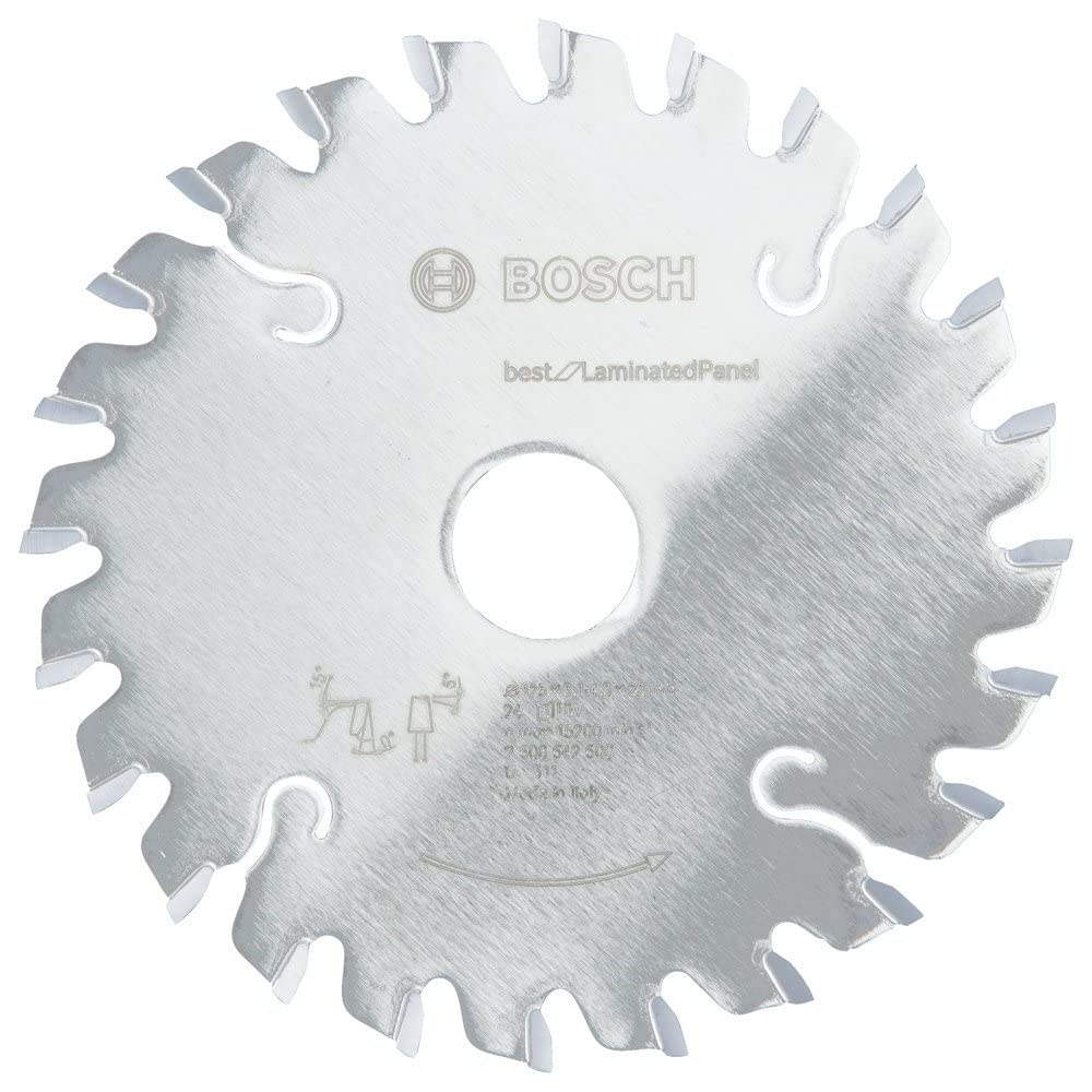 Bosch 2608642608 BSCBI mm Tooth Top Precision Circular Saw Blade, 0 V, Silver
