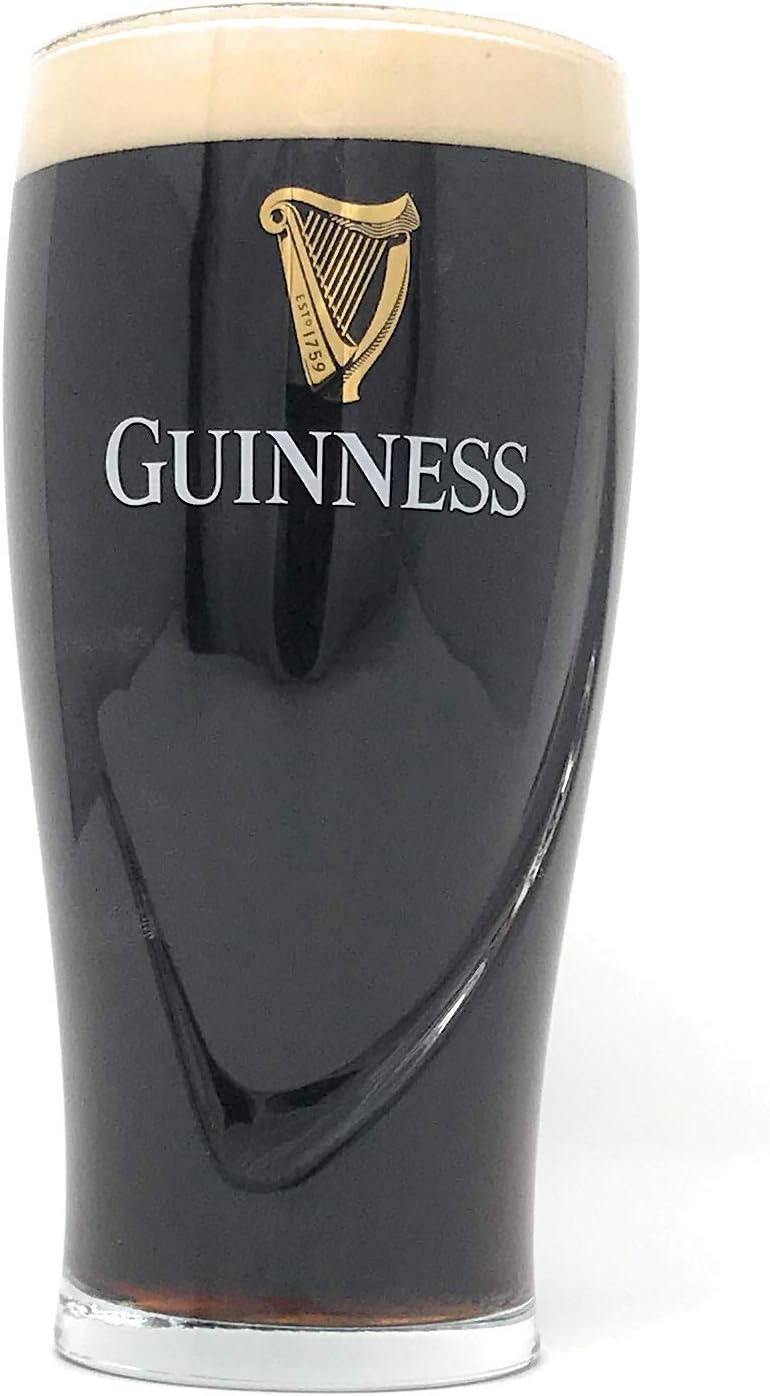 Guinness Beer Glass 440Ml Capacity Full to Brim from Amazon.co.uk