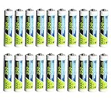 PowerDriver 350mAh AAA Rechargeable Ni-CD Batteries, 20 Pack