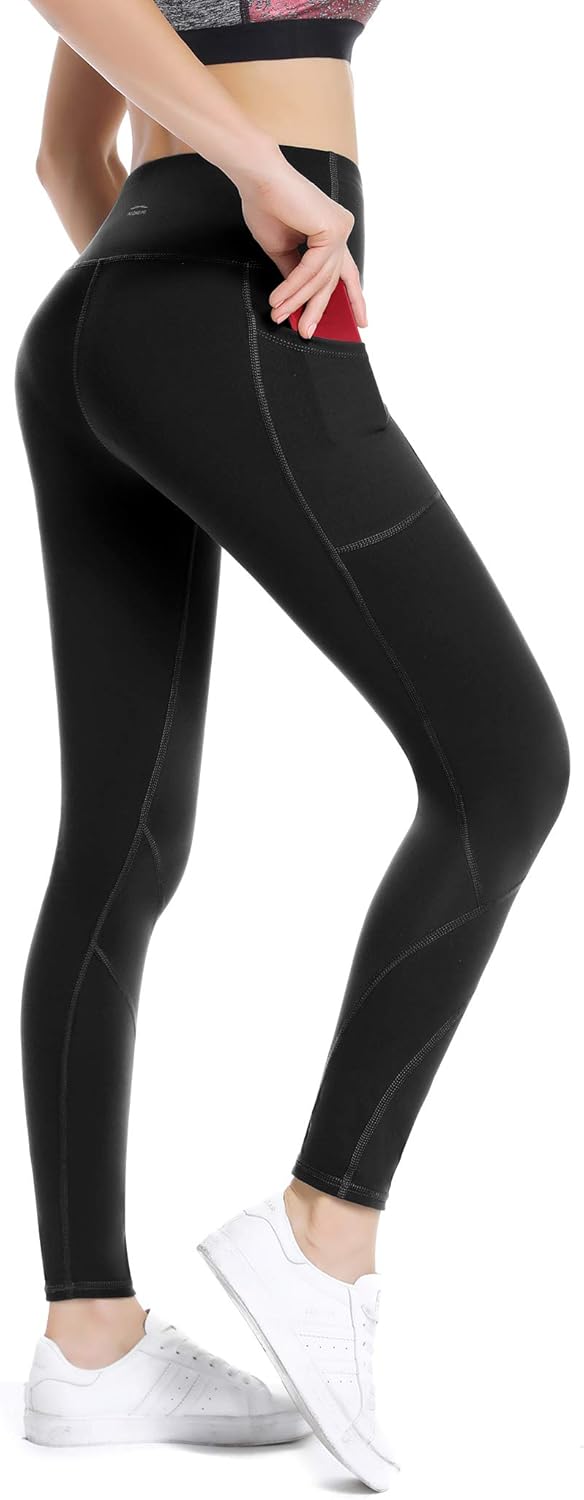INVOLAND Womens Workout Yoga Leggings Tummy Control Active Tights Pants
