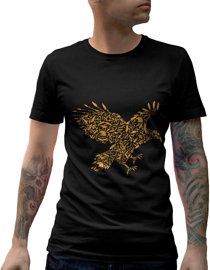 Eagle Animals Mens Crew Neck T-Shirt