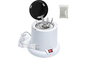 Nail Tool Sterilizer,LXIANGN Nail Art High Temperature Cleaner Pot Machine for Manicure Salon Tattoo Nipper Clippers Scissors (Sterilizer)