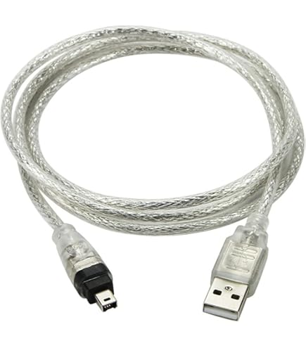 Amazon.com: MaxLLTo™ Firewire 6-4 P DV Video Cable Cord Lead