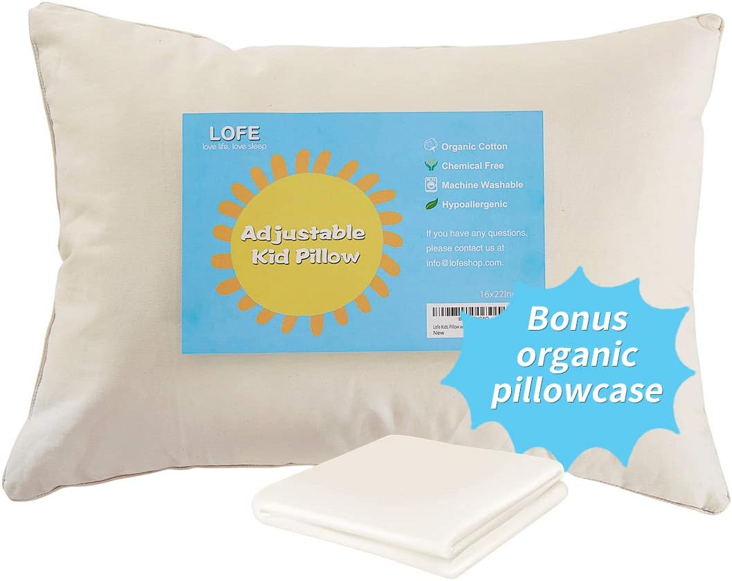 organic cotton baby pillow