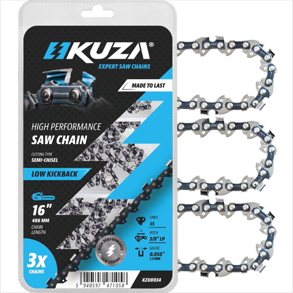 Premium 16 Inch Chainsaw Chain 3/8" LP Pitch