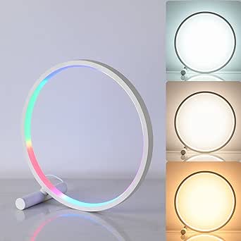 Tacahe rgbw ring table lamp Clearance