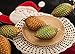 iPEGTOP Shatterproof Pinecone Hand Painted Glitter Gold Pine Cones Crafting Holiday Christmas Tree Decorations, 95mm / 3.7 inch, 6 Set