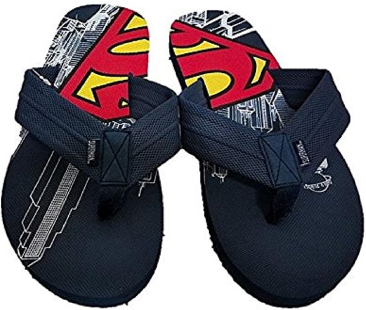 superman flip flops