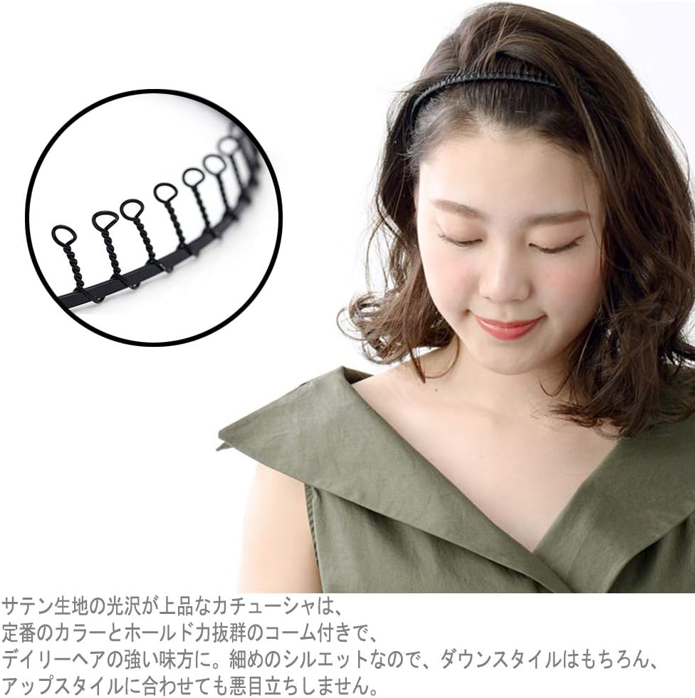 Amazon ヘアバンド カチューシャ 洗顔 ヘッドバンド メンズ 髪留め 炭素鋼線波型 くし付き 滑り止め 痛くない 髪飾り 前髪 ピン 男女兼用 4本セット Kepeak ヘッドバンド