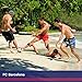 FC Barcelona Men Pool Slide Sandal - Water-Resistant Slippers for Beach & Shower,Black/Neon,Large (11/12)