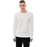 REIGNING CHAMP Men's Lightweight Waffle Standard Henley