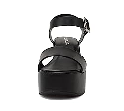 Soda LAUNCH ~ Women Open Toe Ankle Strap Platform