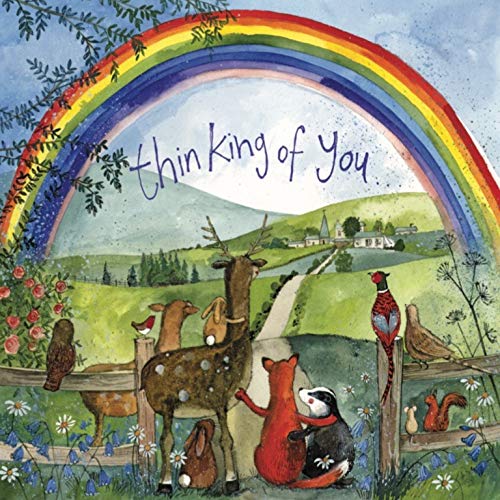 ALEX CLARK Rainbow Thoughts Thinking of You (NHS Charities) Card