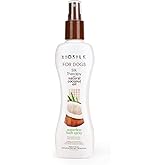 BioSilk for Dogs Silk Therapy Waterless Shampoo Spray, Coconut Oil, 7 Fl Oz | No-rinse formula, sulfate and paraben free, made in the USA, suitable for quick touch-ups