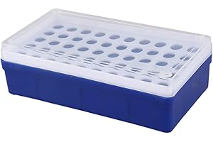 Laboratory Lab Plastic 50 Sockets 1.5ml Centrifuge Tube Stand Holder Box