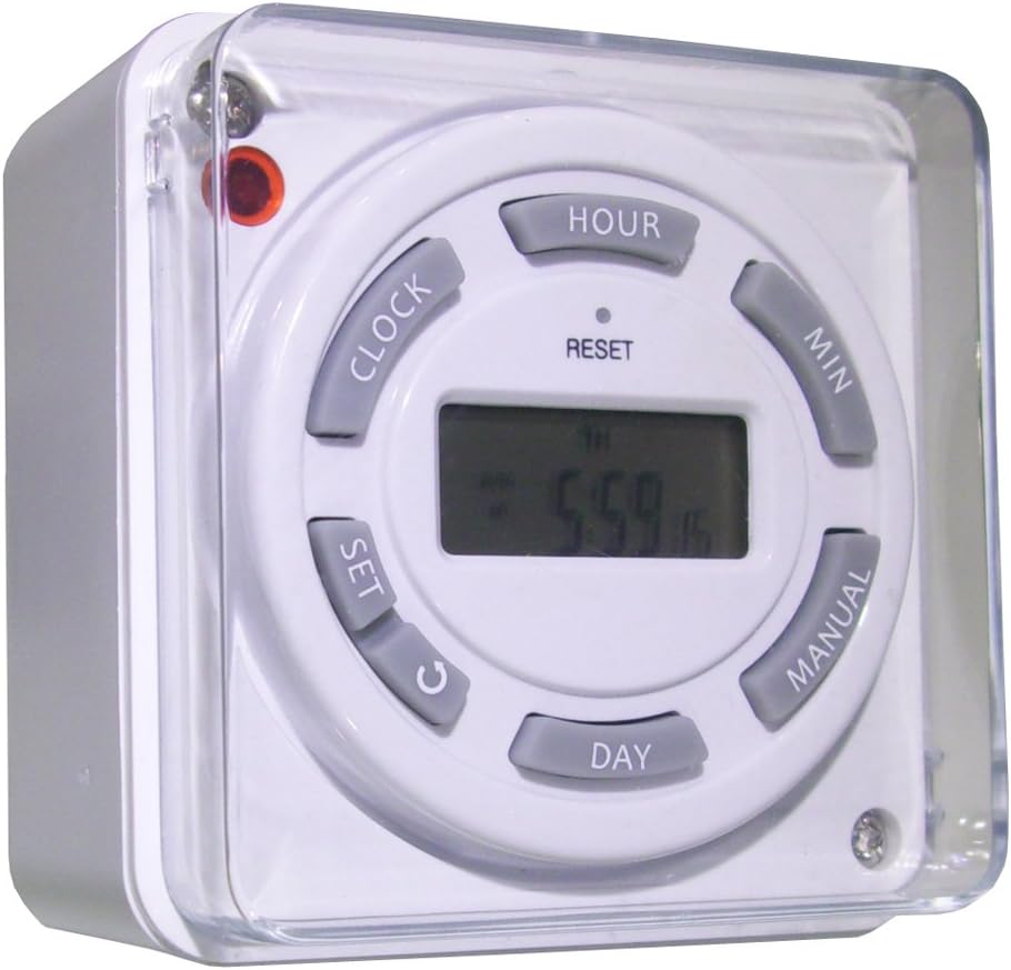 Lockable Immersion Timer Lowenergie Digital Water Immersion Heater Timer, 7 Day programmable ...