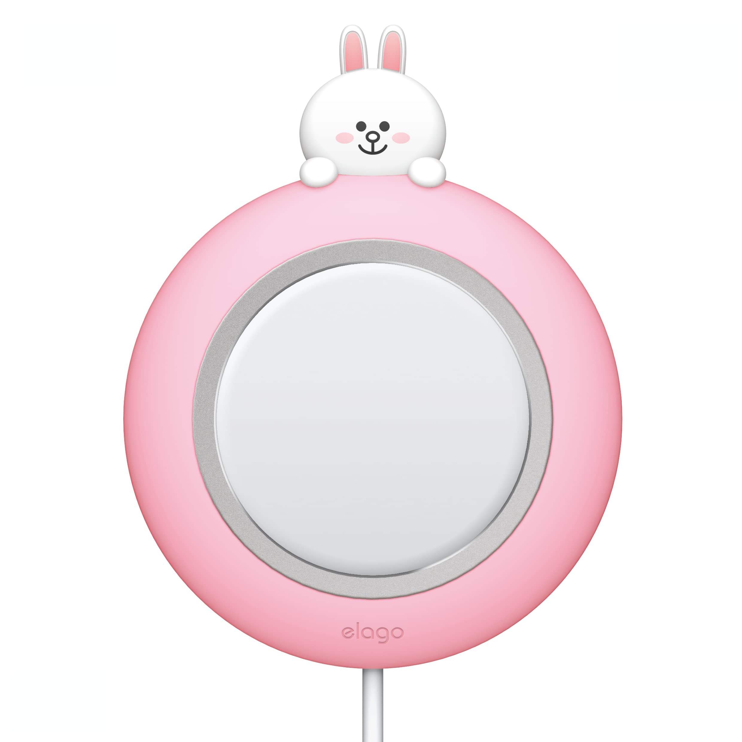 elago l B&F MS Charging Pad Compatible with MagSafe Charger, Compatible with iPhone 17/16/15/14/13/12 Models,Other Wireless Charging Phones [Official Merchandise] [Charging Cable Not Included] (CONY)