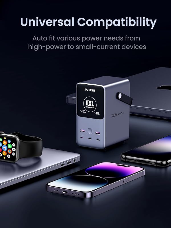 Power Bank Ugreen 300W 48000mAh carga rápida portátil — Foto 7 von 8