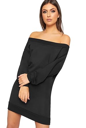 bardot sweater dress