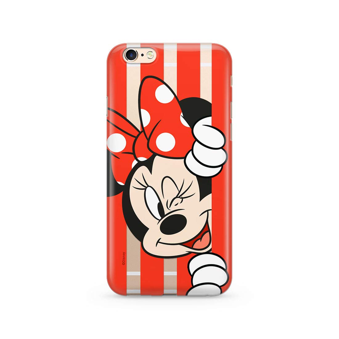 ERT GROUP mobile phone case for Apple Iphone 6 PLUS original and officially Licensed Disney pattern Minnie 059 optimally adapted to the shape of the mobile phone, partially transparent